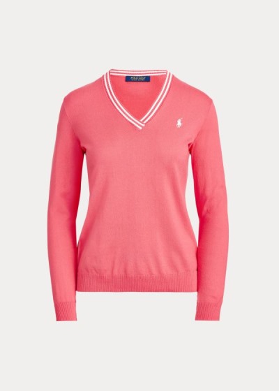 Suéter Ralph Lauren Algodão V-Neck Golf Mulher 52086-WTJC